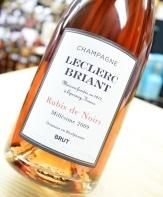 ルビ・ド・ノワール 2009 ロゼ泡 / ルクレール・ブリアン（エルヴェ・ジェスタン）