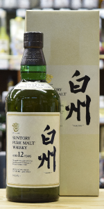 サントリー 白州12年 ピュアモルト表示
