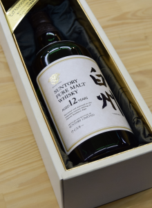 サントリー 白州12年 ピュアモルト表示