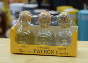 パトロンテキーラ アネホ・レポサド・シルバー 50mlミニボトル 3本セット