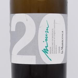 MIRUM 20 ANNI ミルム・２０・アンニ 2008 白 750ml / La Monacesca ラ・モナチェスカ