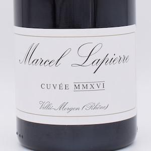 キュヴェ・マルセル・ラピエール 2016 / Marcel Lapierre マルセル・ラピエール