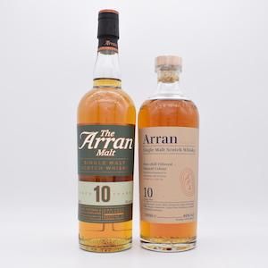【新旧飲み比べセット】The Arran Malt / アランモルト10年【量り売り】