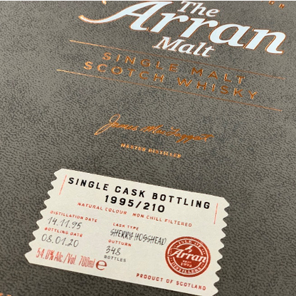 アランモルト24年 1995 Whisk-e Ltd’s 20th Anniversary