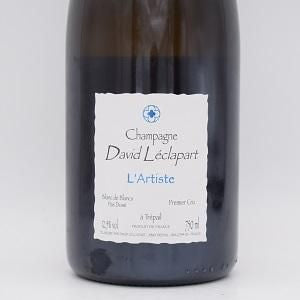 キュヴェ・ラルティスト・ブラン・ド・ブラン 2015 白泡 750ml / ダヴィッド・レクラパール