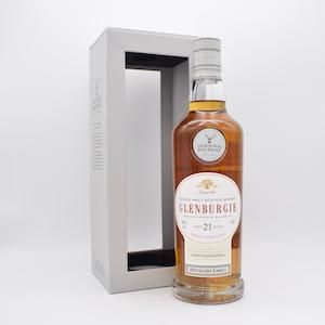 グレンバーギー21年 蒸留所ラベル