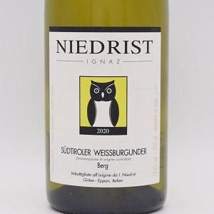 ピノ・ビアンコ "ベルク" 2020 白 750ml / イニャツ・ニードリスト