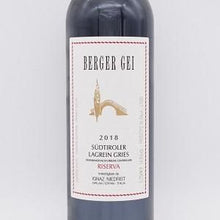 ズュートチロル ラグライン・グリエス ベルガー・ゲイ・リゼルヴァ 2018 赤 750ml / イニャツ・ニードリスト