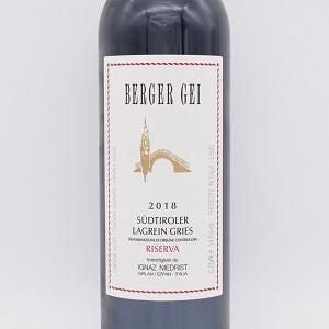 ズュートチロル ラグライン・グリエス ベルガー・ゲイ・リゼルヴァ 2018 赤 750ml / イニャツ・ニードリスト