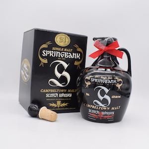スプリングバンク21年 セラミックジャグ 43% オールドボトル
