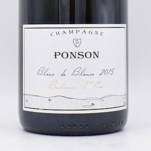 ブラン・ド・ブラン バルバリー 2015 白泡 750ml / ポンソン（マキシム・ポンソン、 カミーユ・ポンソン）