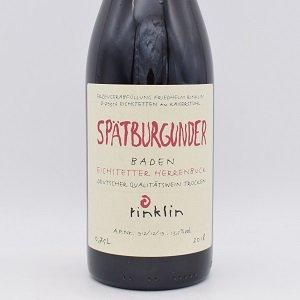 シュペートブルグンダー トロッケン 2021 赤 750ml / Rinklin リンクリン