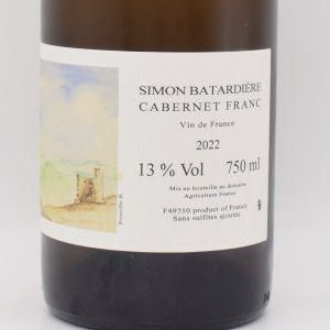 カベルネフラン 2022 白 750ml / SIMON BATARDIERE シモン・バタルディエール