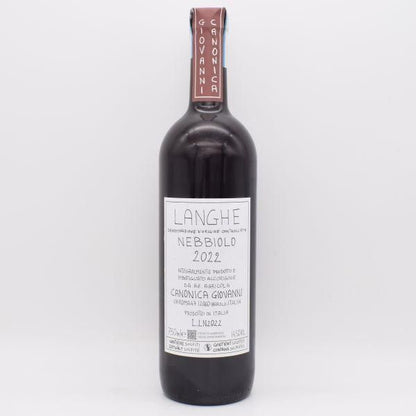 ランゲ ネッビオーロ 2022 赤 750ml / Giovanni Canonica ジョヴァンニ・カノーニカ