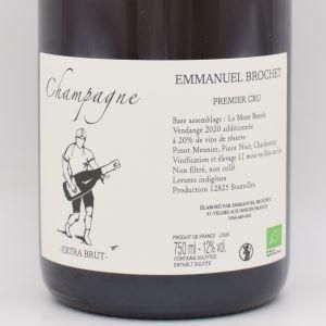 エクストラブリュット ルモンブノワ プルミエクリュ 2020ベース 白泡 750ml / EmmanuelBrochet エマニュエルブロシェ