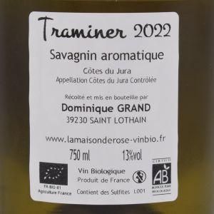 トラミネール 2022 白 750ml / La Maison de Rose ラメゾンドローズ