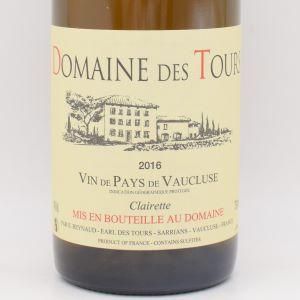 【購入条件有り】ヴォークリューズ ブラン 2016 白 750ml / Domaine des Tours ドメーヌ・デ・トゥール