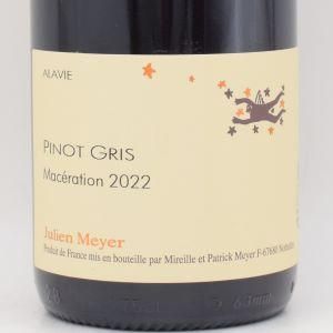 ピノグリ マセラシオン 2022 白（ オレンジ ） 750ml / Julien Meyer ジュリアン・メイエ