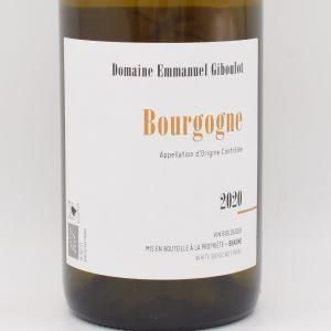 ブルゴーニュ ブラン 2020 白 750ml / Emmanuel Giboulot エマニュエル ジブロ