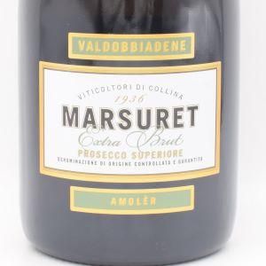 プロセッコ スペリオーレ ヴァルドッビアデーネ アモレール エクストラ ブリュット NV 泡 750ml / Marsuret マルスレット