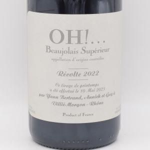 オ！ 2022 赤 750ml / Yann Bertrand ヤン ベルトラン