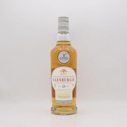 グレンバーギー25年 ゴードン＆マクファイル ディスティラリーラベル
