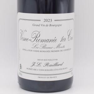 ヴォーヌ ロマネ プルミエ クリュ レ ボー モン 2023 赤 750ml / Jean Louis Raillard ジャン ルイ 

ライヤール