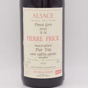 ピノグリ マセラシオン 2022 白（オレンジ）750ml / Pierre Frick ピエール フリック