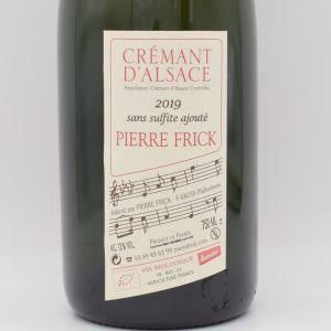 クレマン ダルザス 2019 泡 750ml / Pierre Frick ピエール フリック