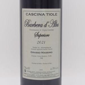 バルベーラ ダルバ スーペリオーレ 2021 赤 750ml / Cascina Tiole カッシーナ ティオレ