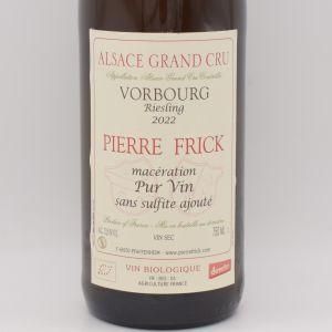 フォルブルグ グランクリュ 2022 白（オレンジ） 750ml / Pierre Frick ピエール フリック