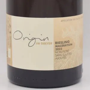 リースリング オリジン 2023 白（オレンジ） 750ml / Jean Marc DREYER ジャン マルク ドレイヤー