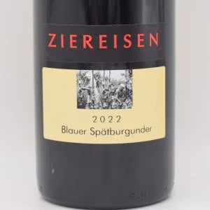 ブラウアー シュペートブルグンダー 2022 赤 750ml / Ziereisen ツィアアイゼン