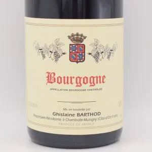ブルゴーニュ ルージュ 2022 赤 750ml / Ghislaine Barthod ジスレーヌ バルト