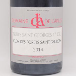 クロ デ フォレ サン ジョルジュ 2014 赤 750ml / L’Arlot ラルロ