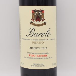 バローロ ペルノ リゼルヴァ 2019 赤 750ml / Elio Sandri エリオ サンドリ