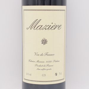ジェ 2020 赤 750ml / Maziere マズィエール