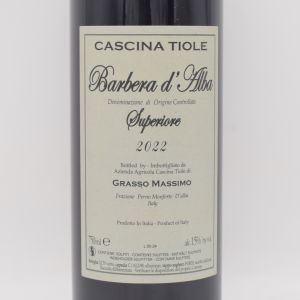 バルベーラ ダルバ スーペリオーレ 2022 赤 750ml / Cascina Tiole カッシーナ ティオレ