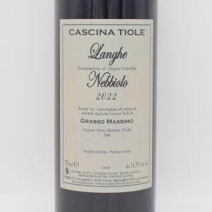 ランゲ ネッビオーロ 2022 赤 750ml / Cascina Tiole カッシーナ ティオレ