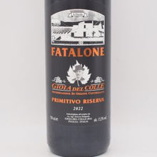 プリミティーヴォ リゼルヴァ 2022 赤 750ml / Fatalone ファタローネ