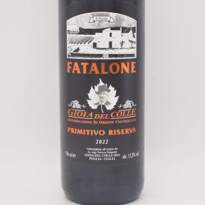 プリミティーヴォ リゼルヴァ 2022 赤 750ml / Fatalone ファタローネ