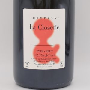 ラ クロズリー エスペルリュエット 2022 泡 750ml / Jerome Prevost ジェローム プレヴォー