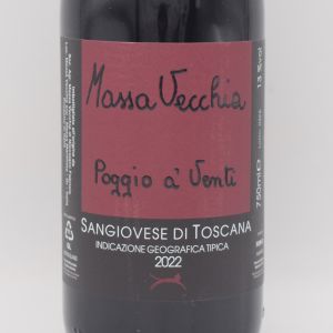 ポッジョ ア ヴェンティ 2022 赤 750ml / Massa Vecchia マッサ ヴェッキア