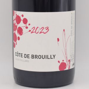コート ド ブルイィ 2023 赤 750ml / Alex FOILLARD アレックス フォワヤール