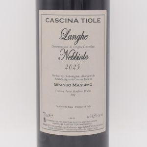 ランゲ ネッビオーロ 2023 赤 750ml / Cascina Tiole カッシーナ ティオレ