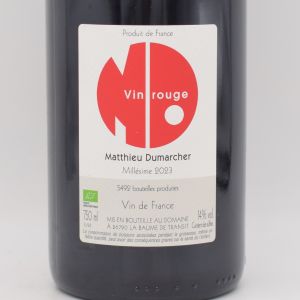 ヴァン ルージュ 2023 赤 750ml / Matthieu DUMARCHER マチュ デュマルシェ