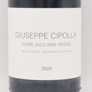 テッレ シチリアーネ ロッソ 2024 赤 750ml / Giuseppe Cipolla ジュゼッペ チポッラ