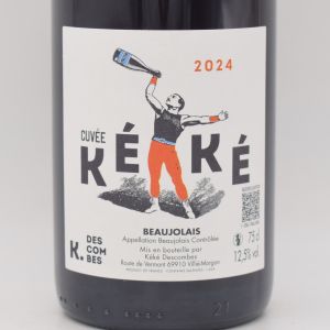 キュヴェ ケケ 2024 赤 750ml / Kewin DESCOMBES ケヴィンデコンブ