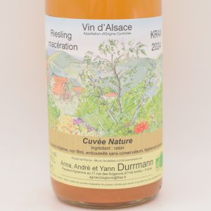 クラックス 2024 白醸し 750ml / YANN DURRMANN ヤンデュルマン