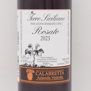 ロザート 2025 ロゼ 750ml / La Calabretta ラ カラブレッタ